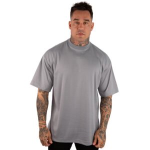 CAMISETA OVERSIZED MALHÃO LISA GRAFITE
