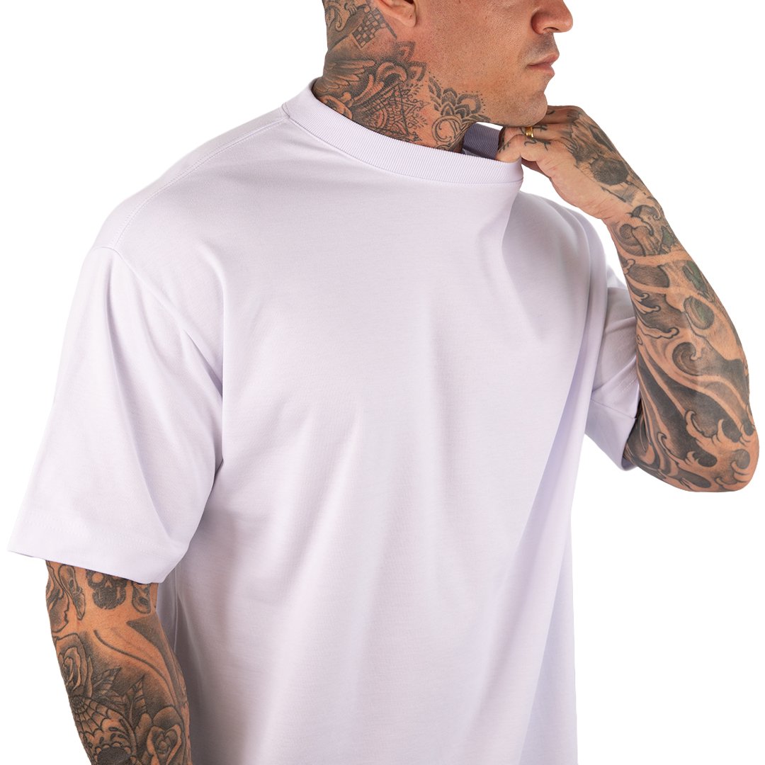 CAMISETA OVERSIZED MALHÃO LISA BRANCA - Imagem 10