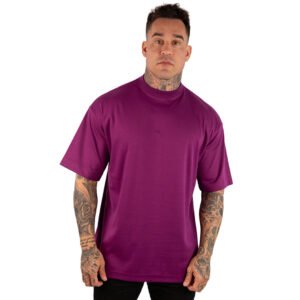 CAMISETA OVERSIZED MALHÃO LISA ROXO
