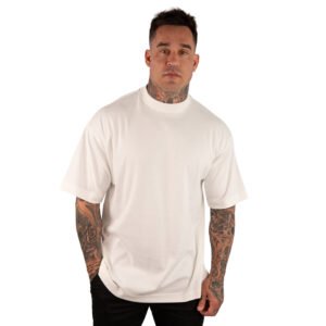 CAMISETA OVERSIZED MALHÃO LISA OFF WHITE
