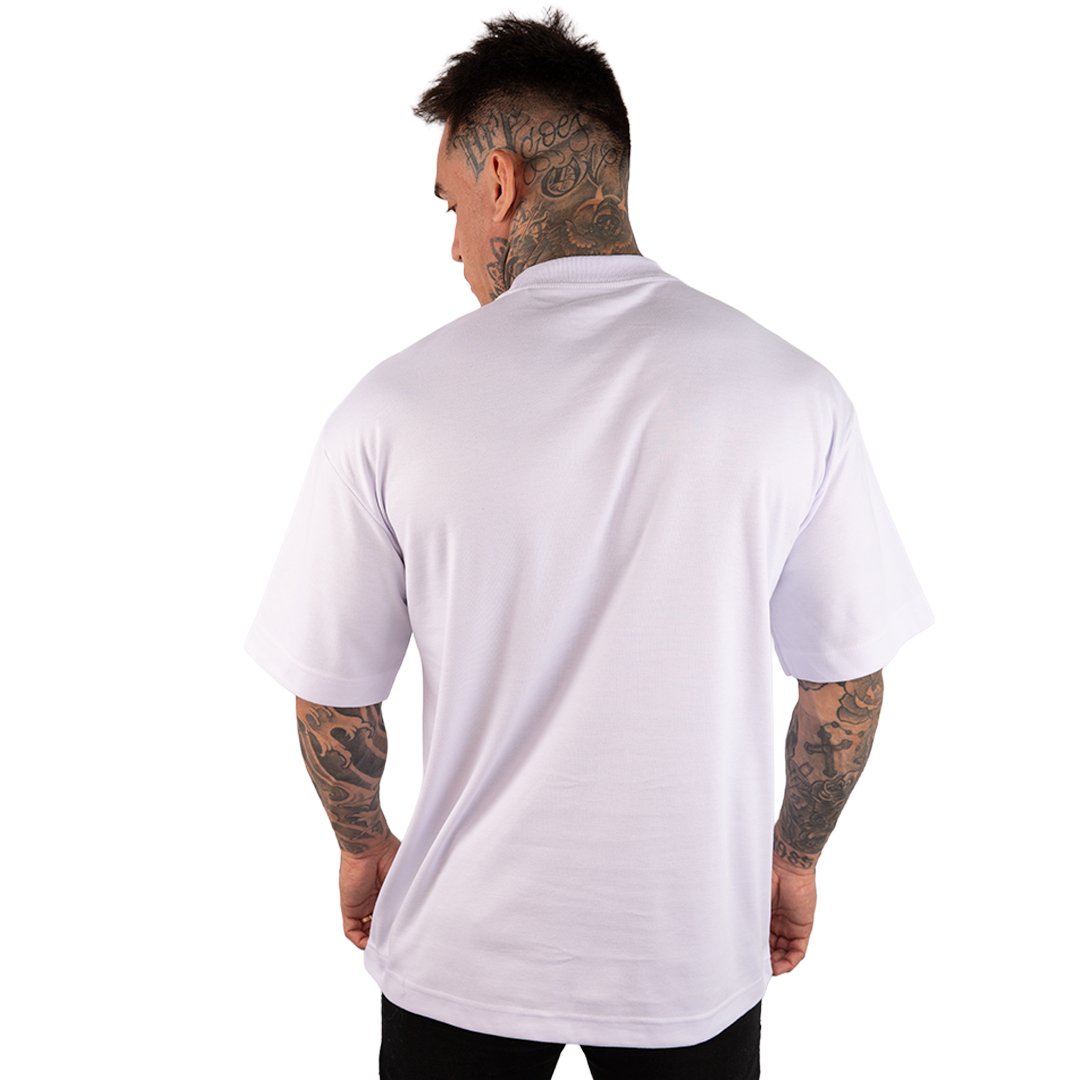 CAMISETA OVERSIZED MALHÃO LISA BRANCA - Imagem 5