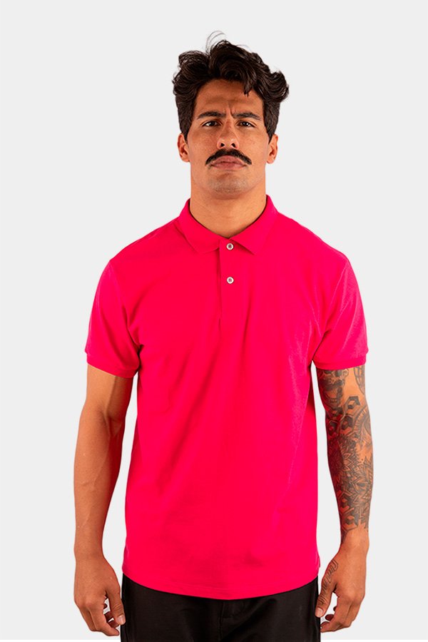 POLO BASICA LISA PINK