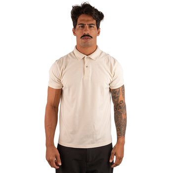 POLO BASICA LISA OFF WHITE