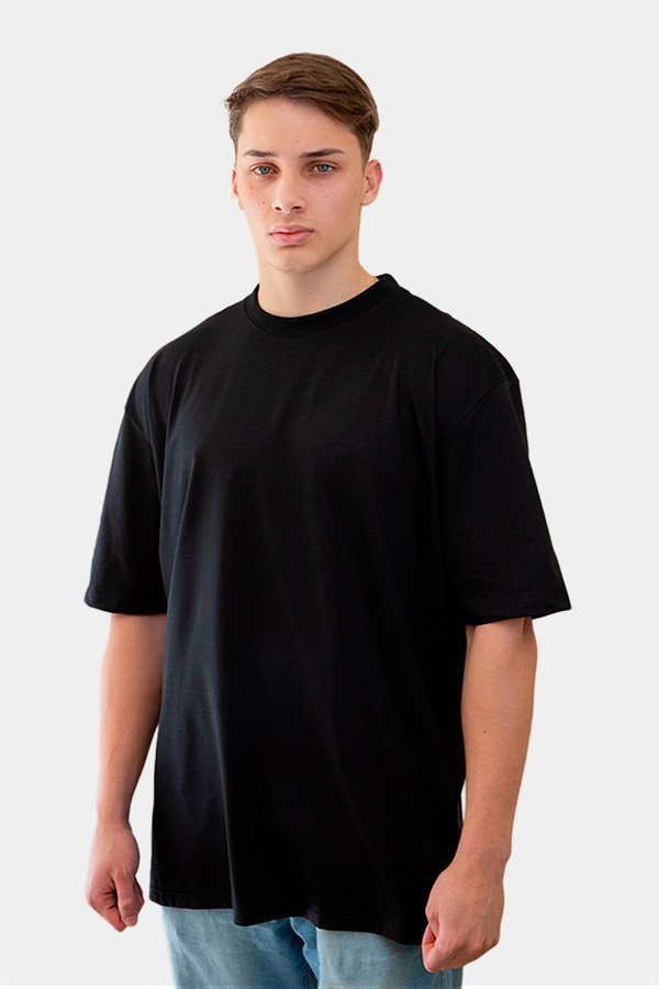 CAMISETA STREET WEAR LISA PRETA