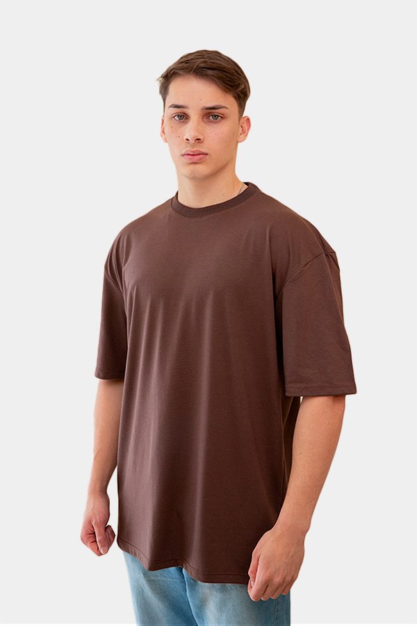 CAMISETA STREET WEAR LISA MARROM