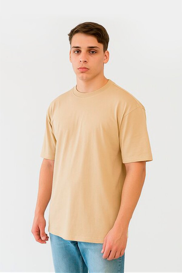 CAMISETA STREET WEAR LISA AREIA
