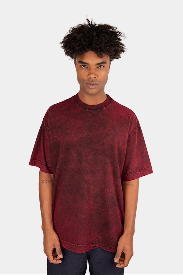 OVERSIZED MARMORIZADO RED