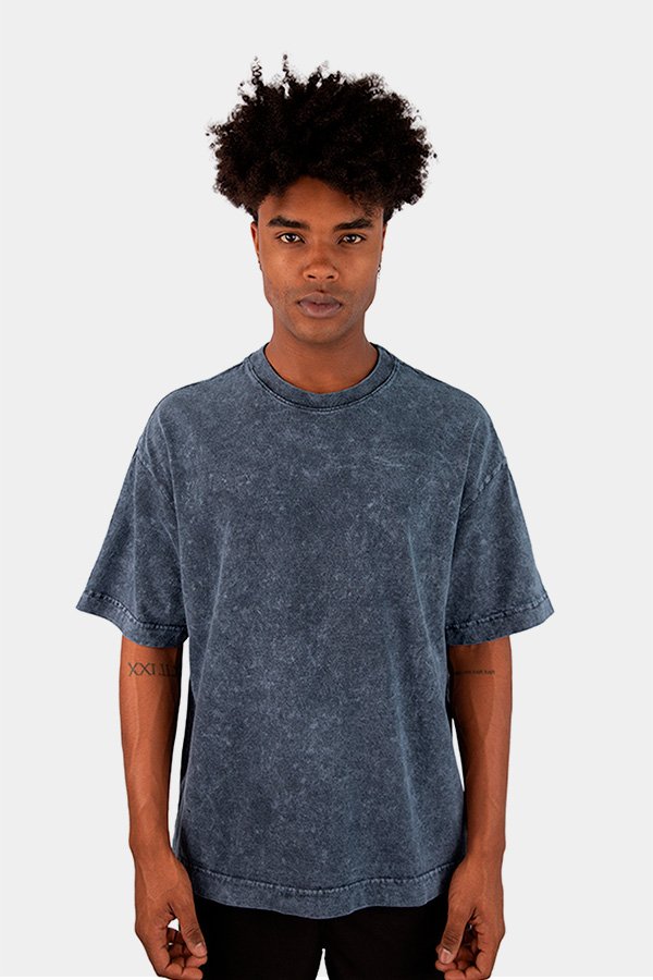 OVERSIZED 20.1 MARMORIZADO AZUL