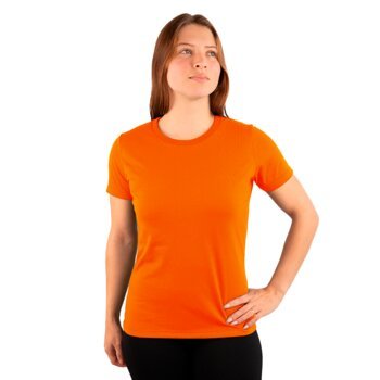 CAMISETA FEMININA LISA LARANJA