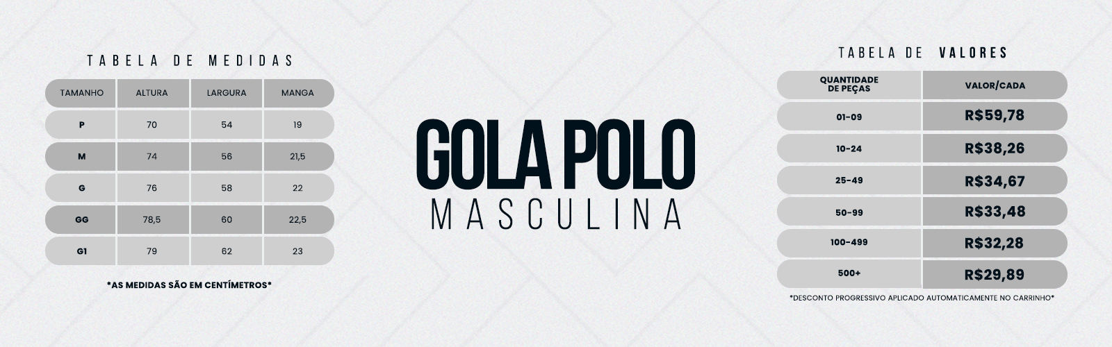 Camisetas Gola Polo