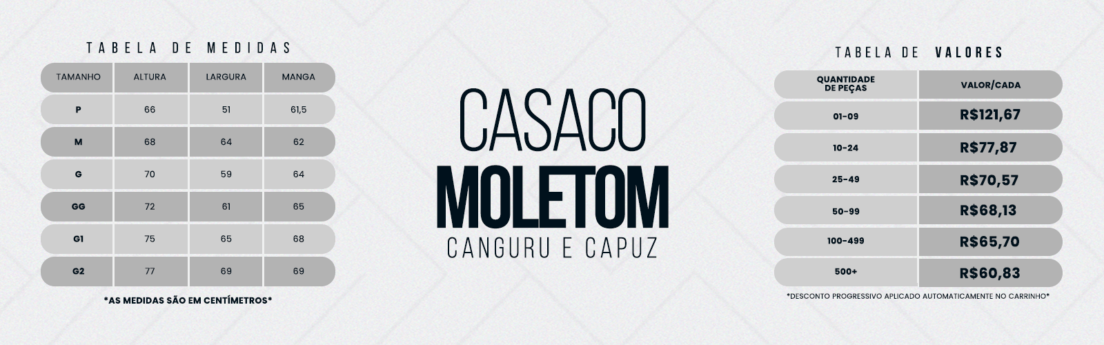 Casaco Moletom C/ Capuz