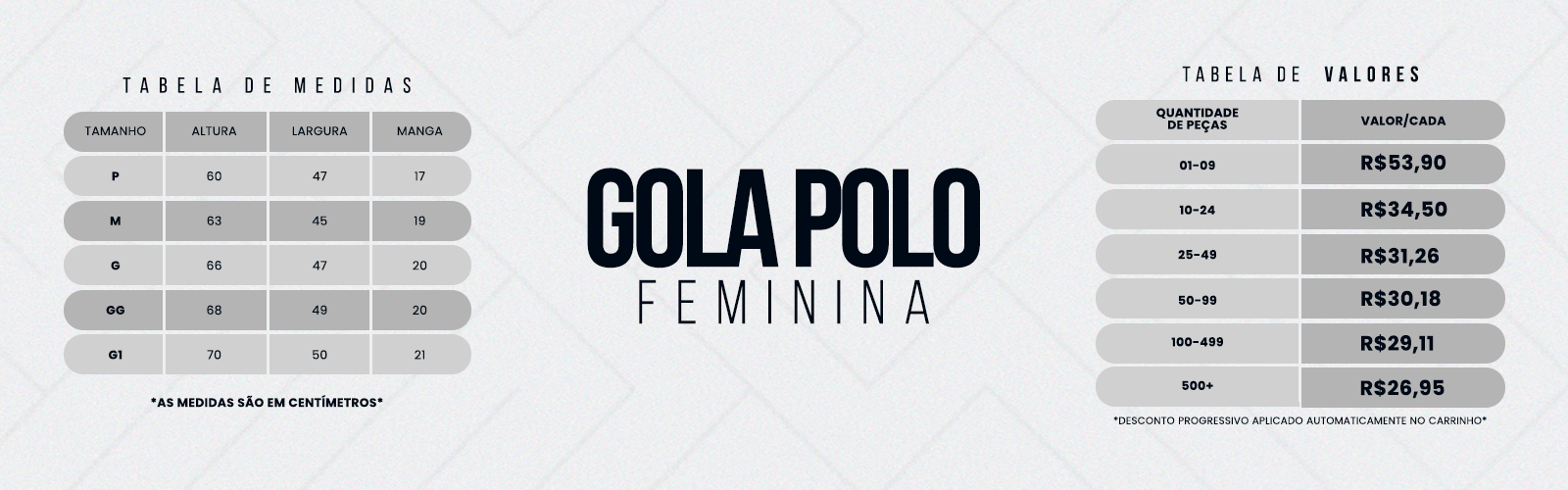 Camisetas Gola Polo